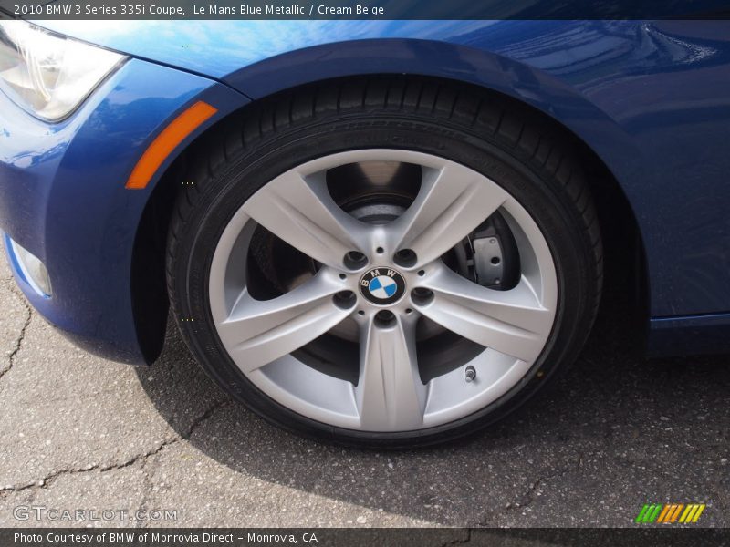 Le Mans Blue Metallic / Cream Beige 2010 BMW 3 Series 335i Coupe