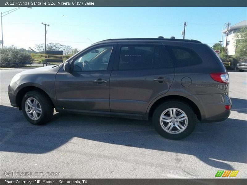 Mineral Gray / Beige 2012 Hyundai Santa Fe GLS