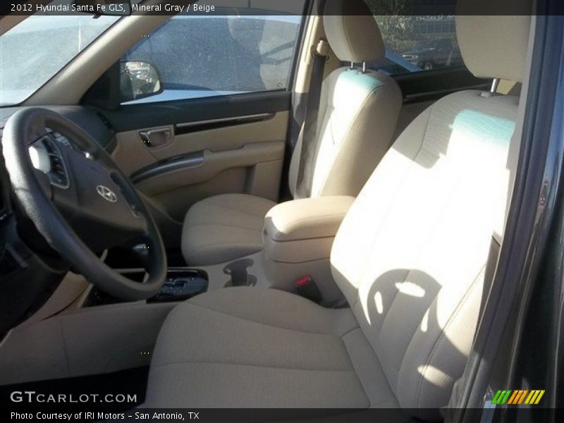 Mineral Gray / Beige 2012 Hyundai Santa Fe GLS