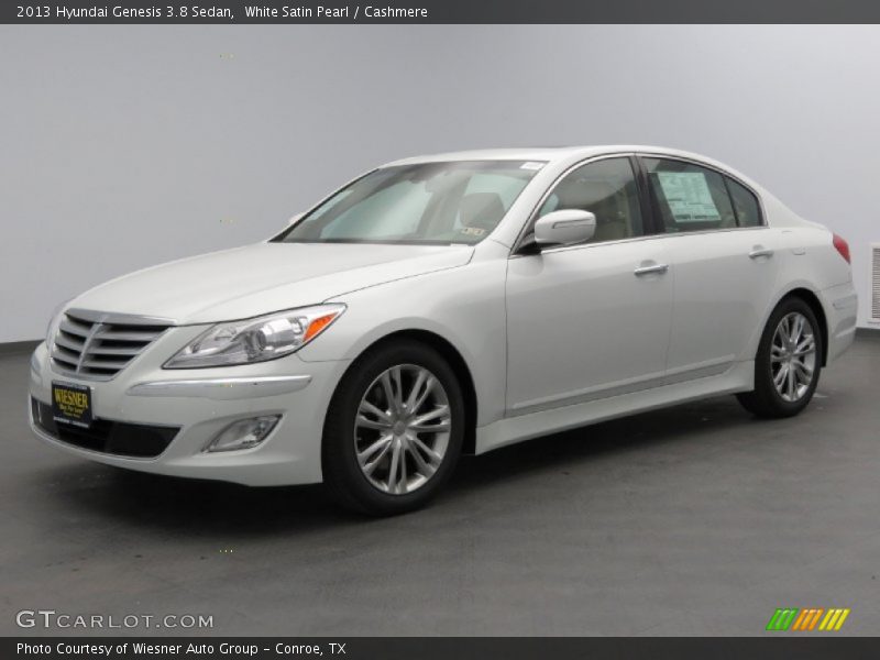 White Satin Pearl / Cashmere 2013 Hyundai Genesis 3.8 Sedan
