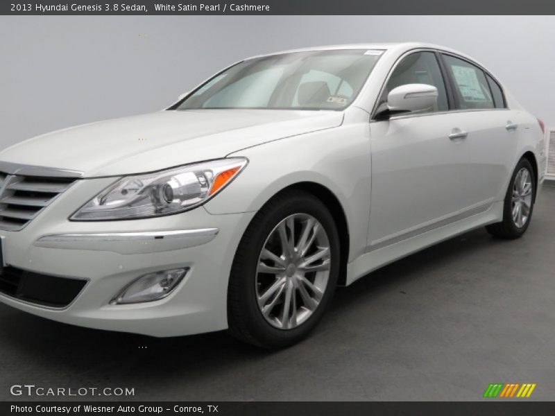 White Satin Pearl / Cashmere 2013 Hyundai Genesis 3.8 Sedan