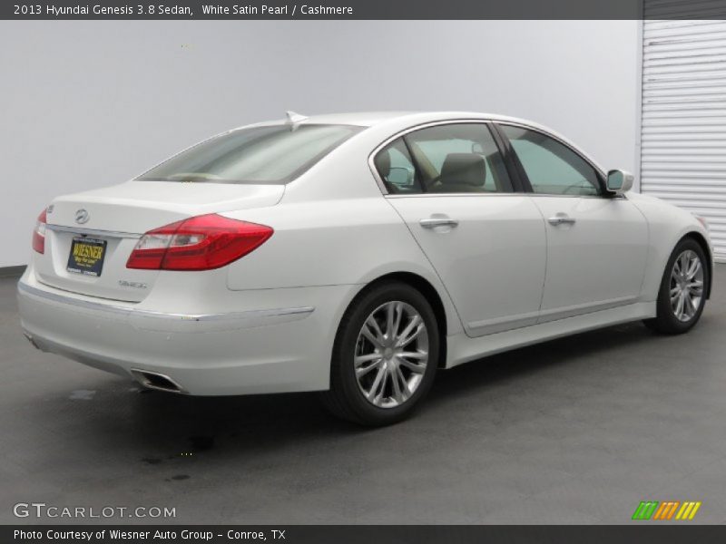 White Satin Pearl / Cashmere 2013 Hyundai Genesis 3.8 Sedan