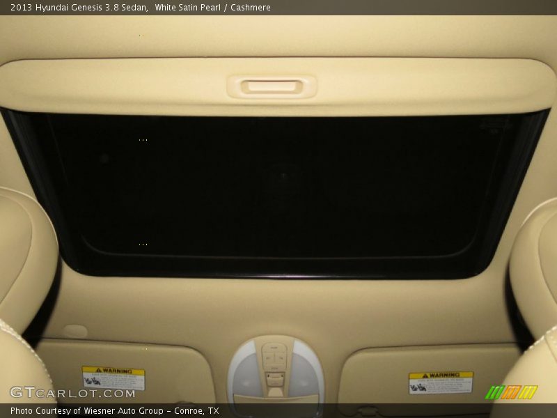 White Satin Pearl / Cashmere 2013 Hyundai Genesis 3.8 Sedan
