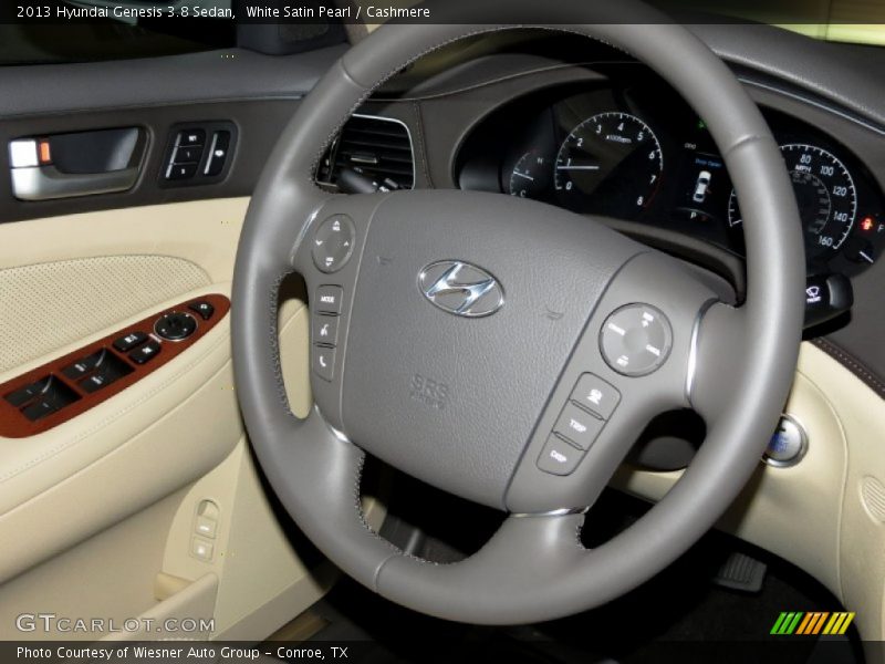 White Satin Pearl / Cashmere 2013 Hyundai Genesis 3.8 Sedan
