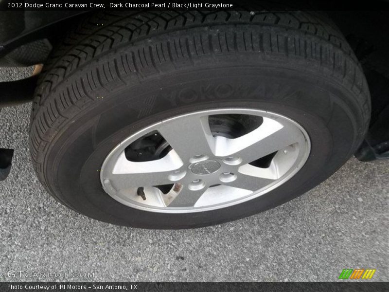 Dark Charcoal Pearl / Black/Light Graystone 2012 Dodge Grand Caravan Crew
