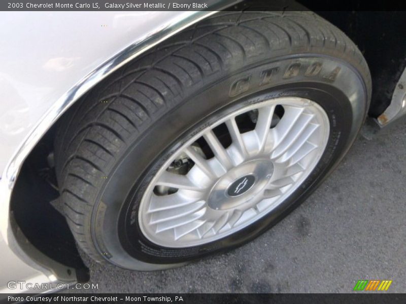 Galaxy Silver Metallic / Ebony Black 2003 Chevrolet Monte Carlo LS