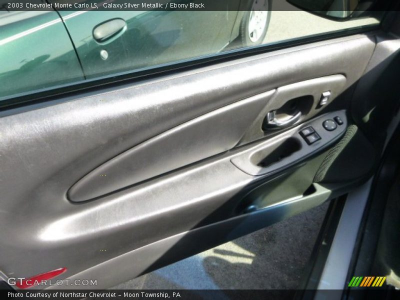 Galaxy Silver Metallic / Ebony Black 2003 Chevrolet Monte Carlo LS