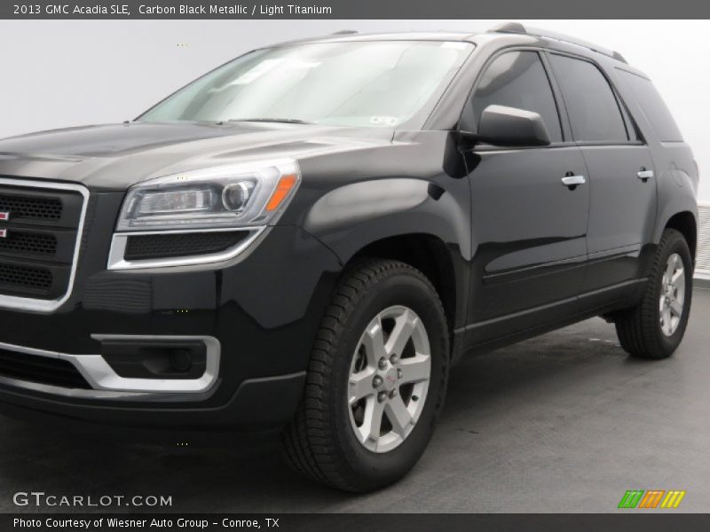 Carbon Black Metallic / Light Titanium 2013 GMC Acadia SLE