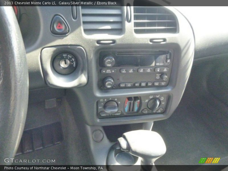 Galaxy Silver Metallic / Ebony Black 2003 Chevrolet Monte Carlo LS
