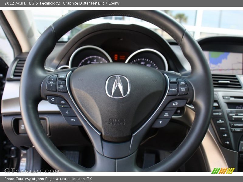 Graphite Luster Metallic / Ebony 2012 Acura TL 3.5 Technology
