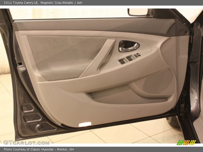Magnetic Gray Metallic / Ash 2011 Toyota Camry LE
