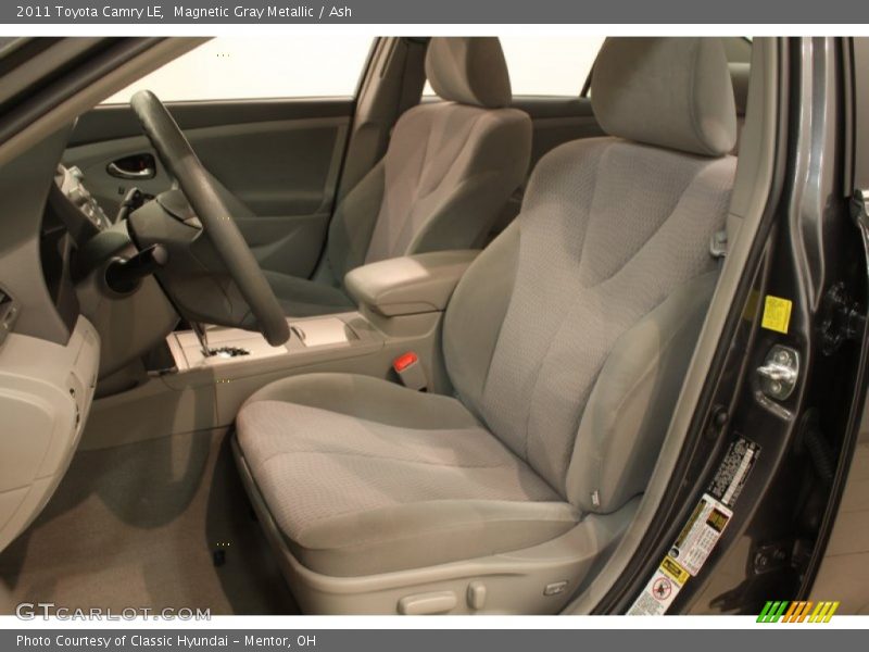 Magnetic Gray Metallic / Ash 2011 Toyota Camry LE