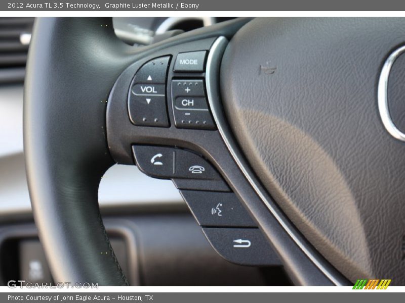 Graphite Luster Metallic / Ebony 2012 Acura TL 3.5 Technology