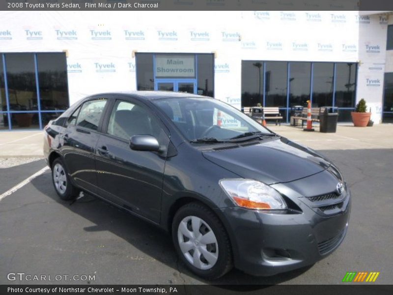Flint Mica / Dark Charcoal 2008 Toyota Yaris Sedan