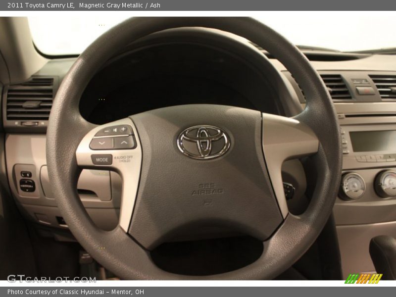 Magnetic Gray Metallic / Ash 2011 Toyota Camry LE