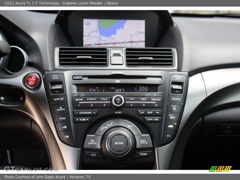 Graphite Luster Metallic / Ebony 2012 Acura TL 3.5 Technology