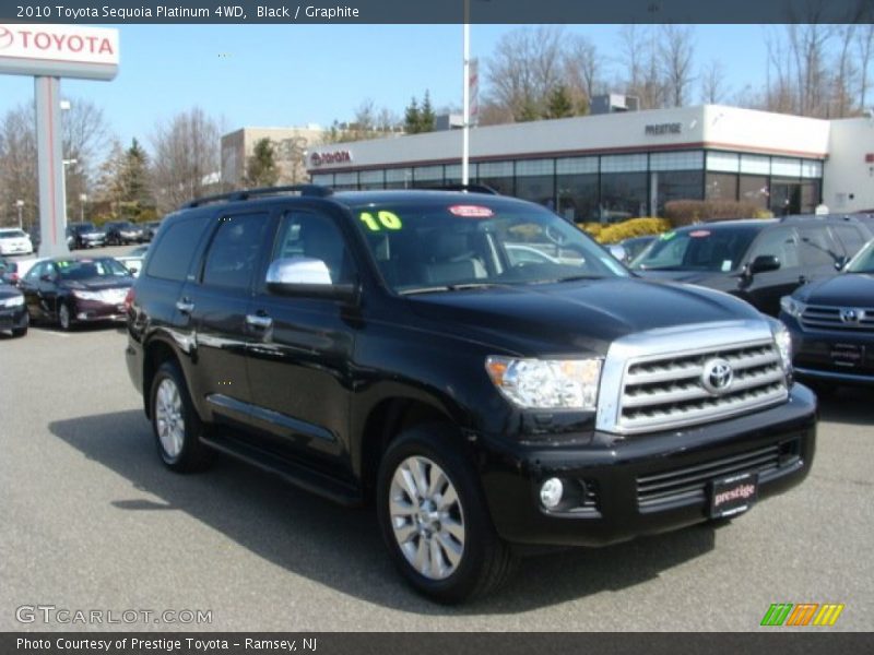 Black / Graphite 2010 Toyota Sequoia Platinum 4WD