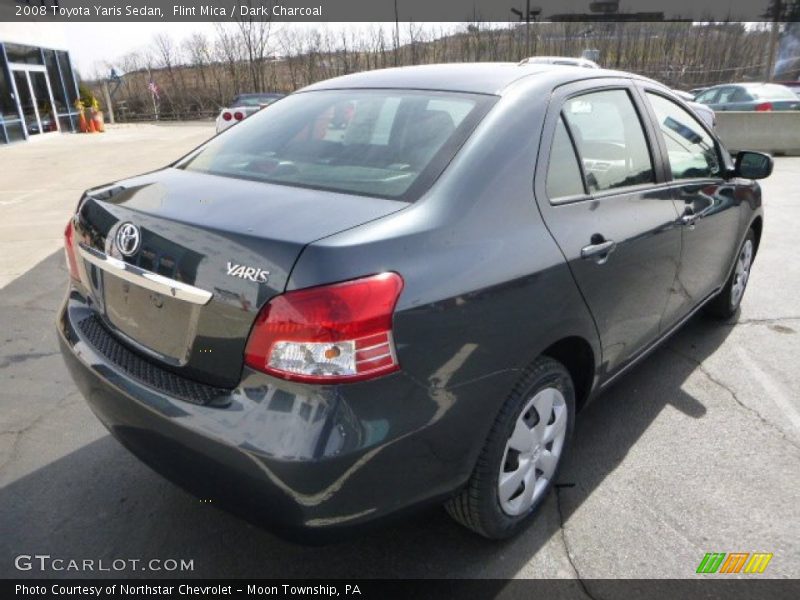 Flint Mica / Dark Charcoal 2008 Toyota Yaris Sedan