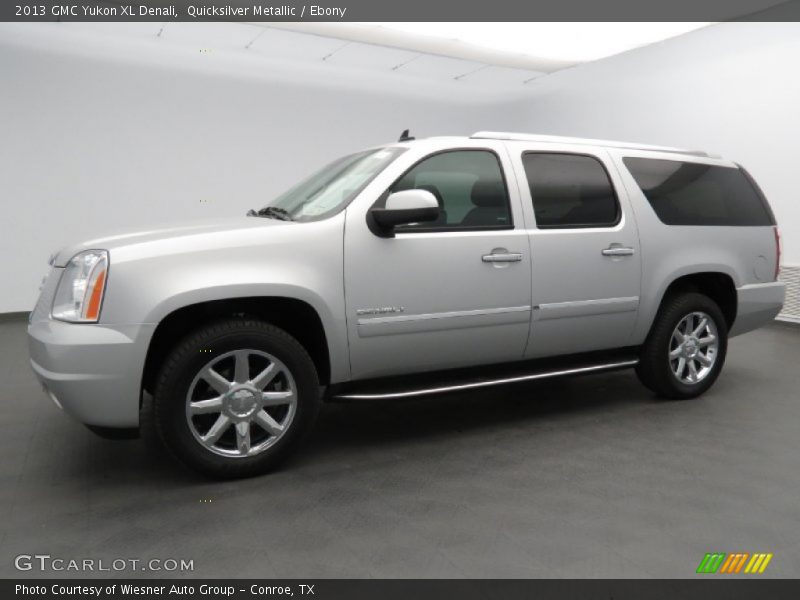 Quicksilver Metallic / Ebony 2013 GMC Yukon XL Denali
