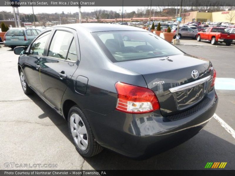 Flint Mica / Dark Charcoal 2008 Toyota Yaris Sedan