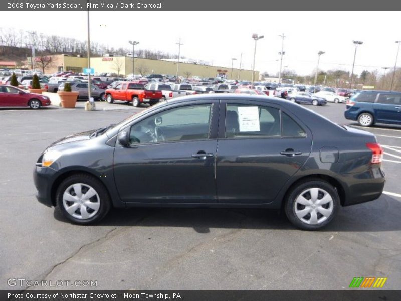 Flint Mica / Dark Charcoal 2008 Toyota Yaris Sedan