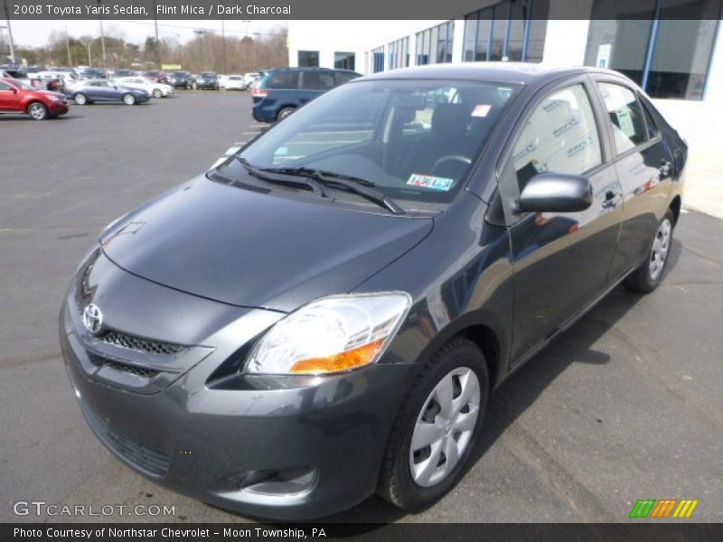 Flint Mica / Dark Charcoal 2008 Toyota Yaris Sedan