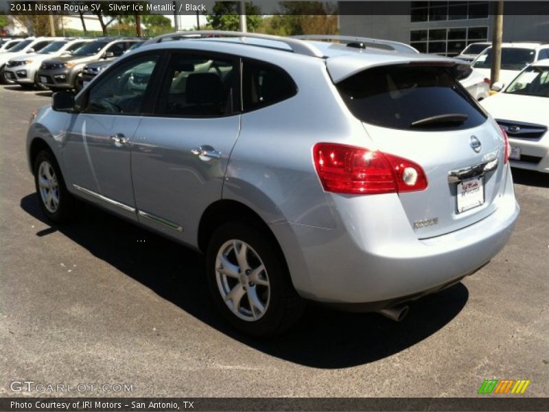 Silver Ice Metallic / Black 2011 Nissan Rogue SV