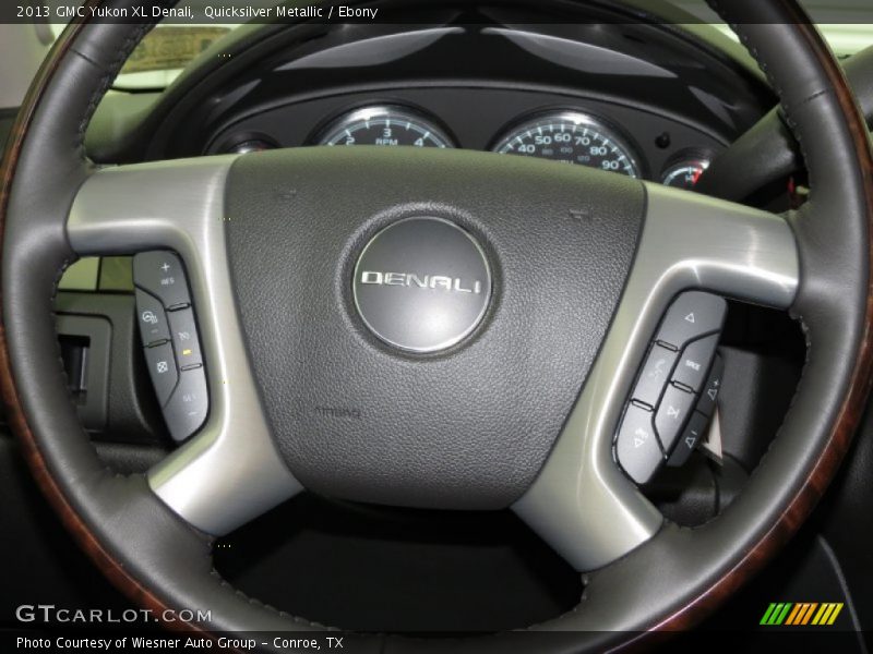 Quicksilver Metallic / Ebony 2013 GMC Yukon XL Denali