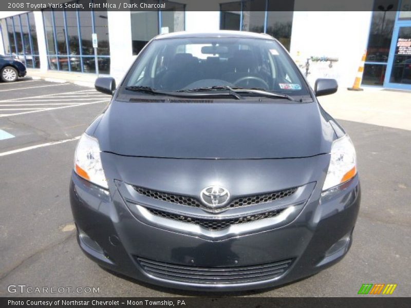 Flint Mica / Dark Charcoal 2008 Toyota Yaris Sedan