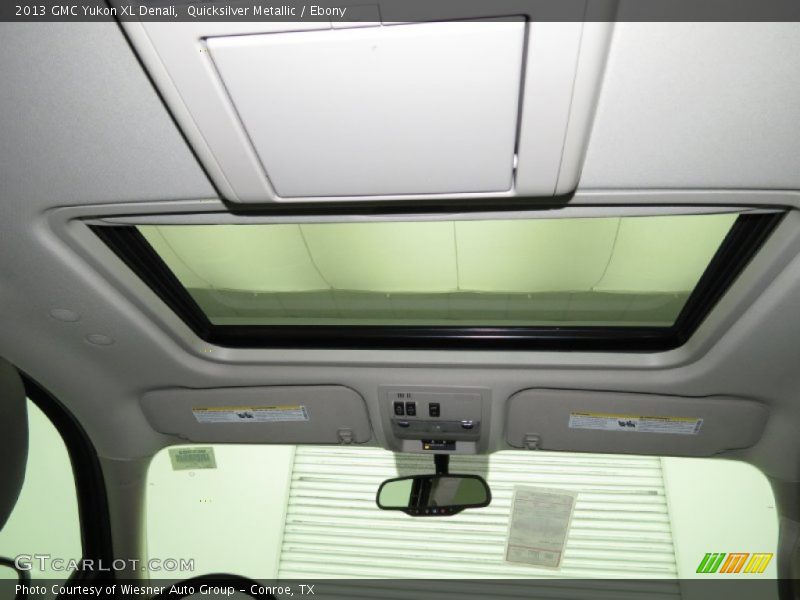 Quicksilver Metallic / Ebony 2013 GMC Yukon XL Denali