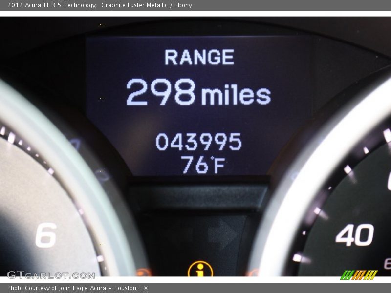 Graphite Luster Metallic / Ebony 2012 Acura TL 3.5 Technology