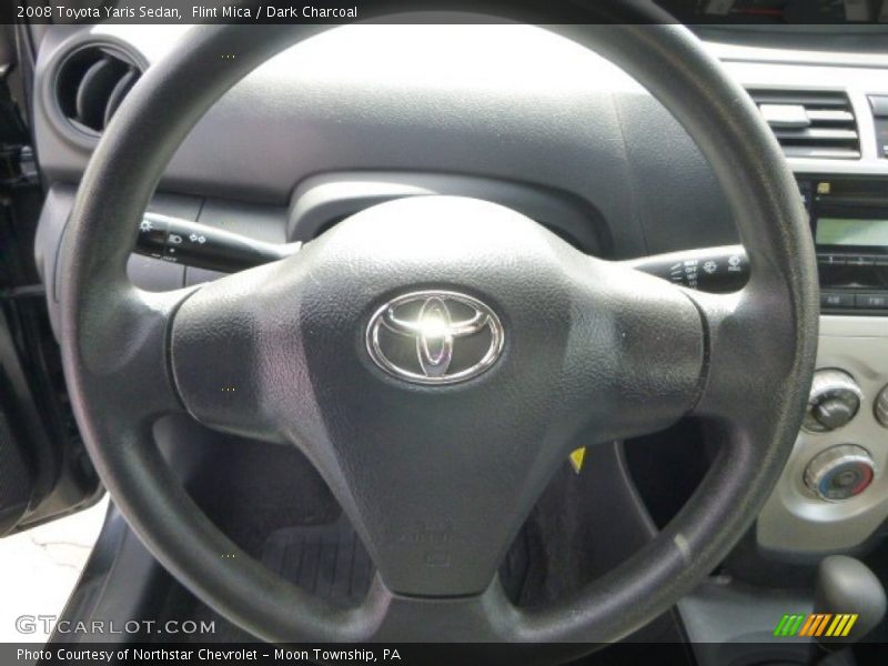 Flint Mica / Dark Charcoal 2008 Toyota Yaris Sedan
