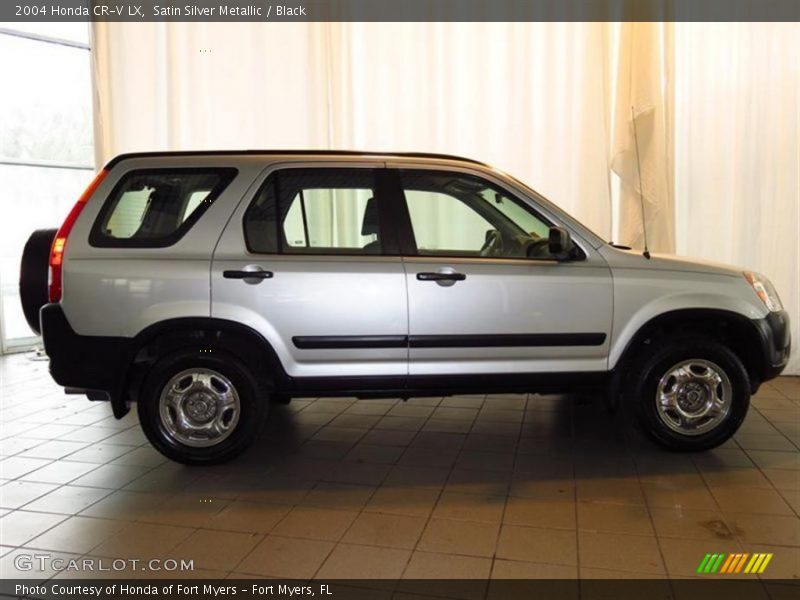 Satin Silver Metallic / Black 2004 Honda CR-V LX