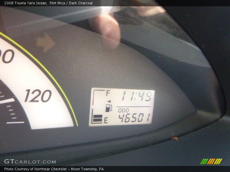 Flint Mica / Dark Charcoal 2008 Toyota Yaris Sedan
