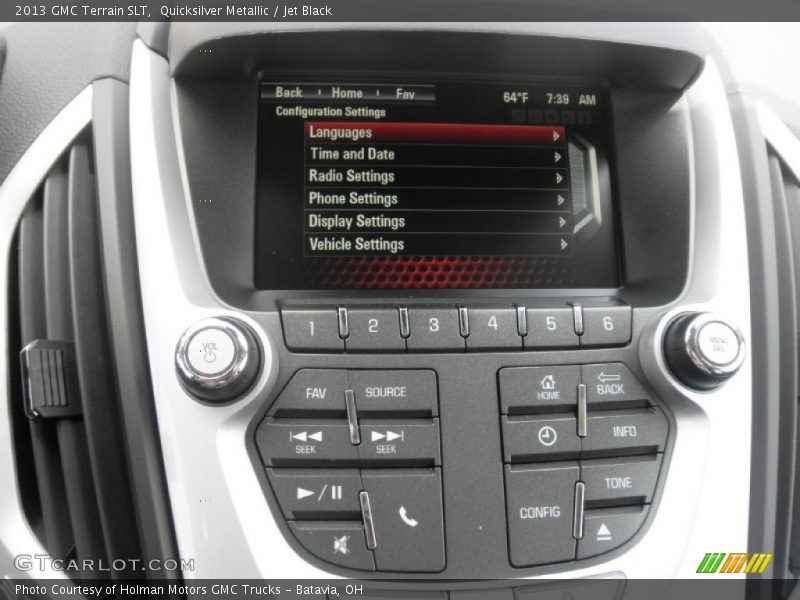 Quicksilver Metallic / Jet Black 2013 GMC Terrain SLT