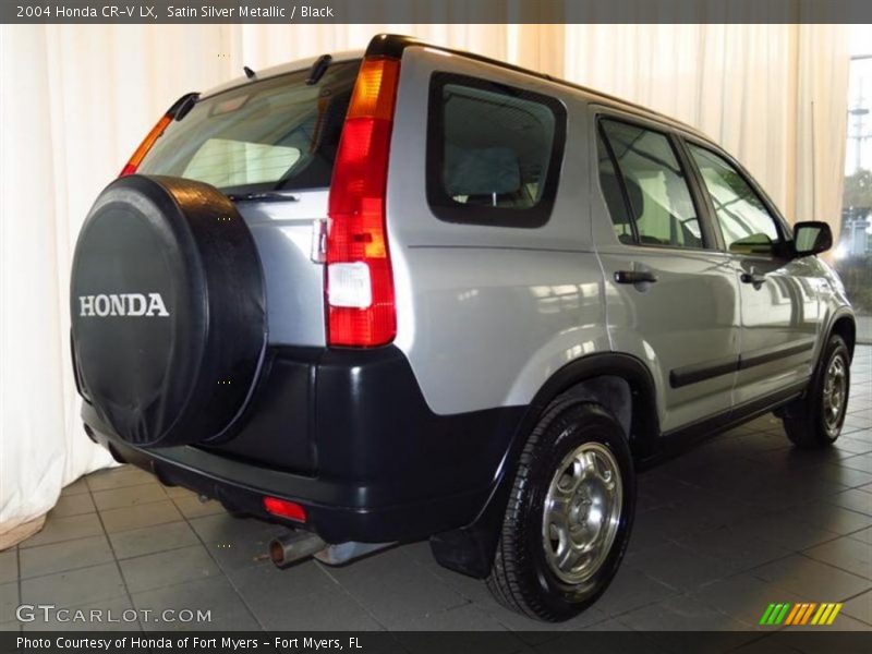 Satin Silver Metallic / Black 2004 Honda CR-V LX