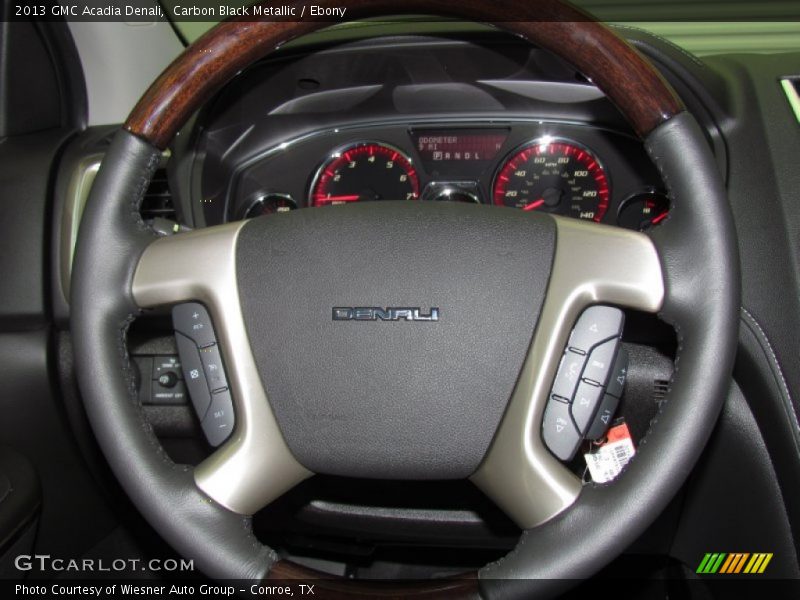 Carbon Black Metallic / Ebony 2013 GMC Acadia Denali
