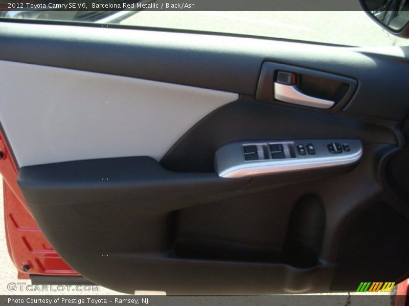 Barcelona Red Metallic / Black/Ash 2012 Toyota Camry SE V6