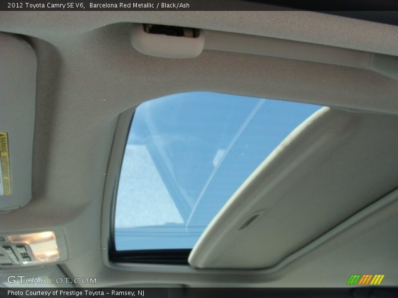 Barcelona Red Metallic / Black/Ash 2012 Toyota Camry SE V6