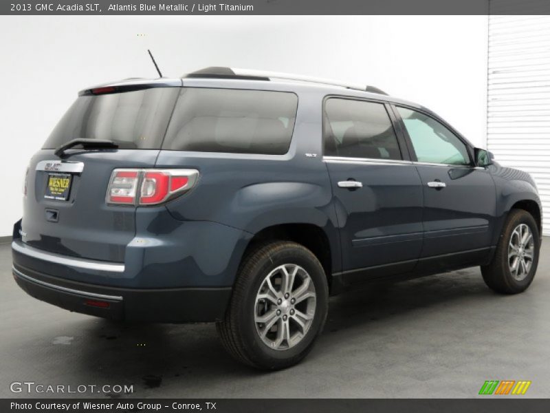Atlantis Blue Metallic / Light Titanium 2013 GMC Acadia SLT