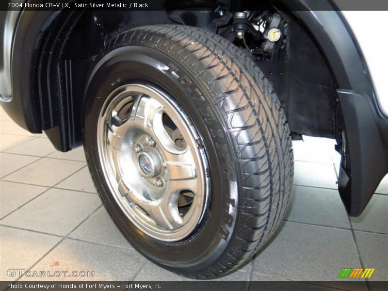 Satin Silver Metallic / Black 2004 Honda CR-V LX