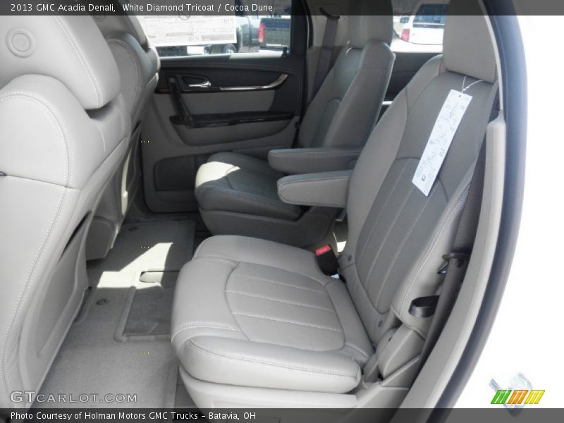 White Diamond Tricoat / Cocoa Dune 2013 GMC Acadia Denali