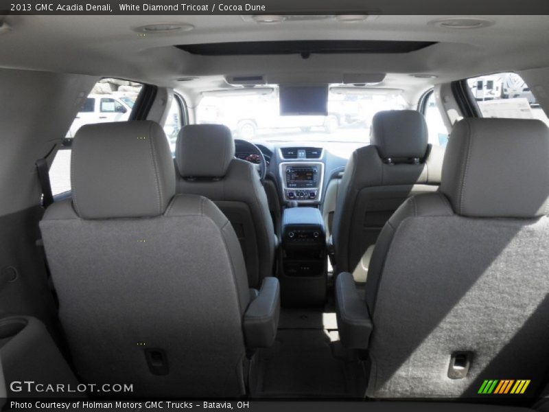 White Diamond Tricoat / Cocoa Dune 2013 GMC Acadia Denali