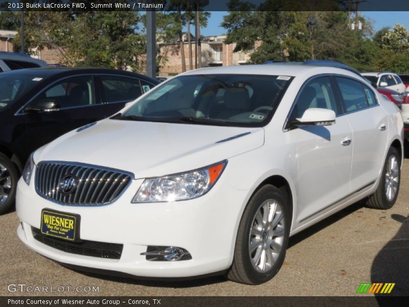 Summit White / Titanium 2013 Buick LaCrosse FWD