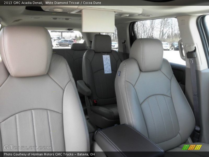 White Diamond Tricoat / Cocoa Dune 2013 GMC Acadia Denali