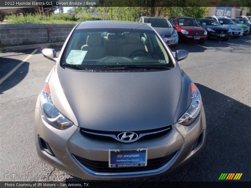 Desert Bronze / Beige 2012 Hyundai Elantra GLS