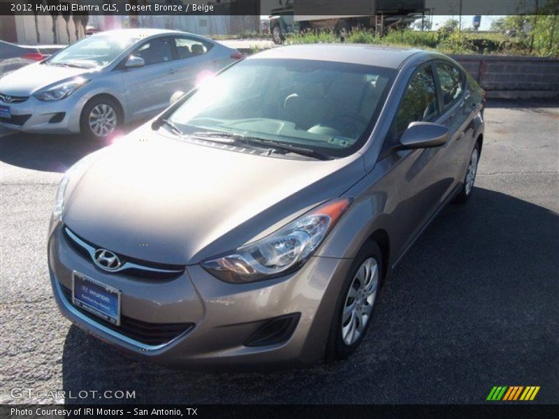 Desert Bronze / Beige 2012 Hyundai Elantra GLS