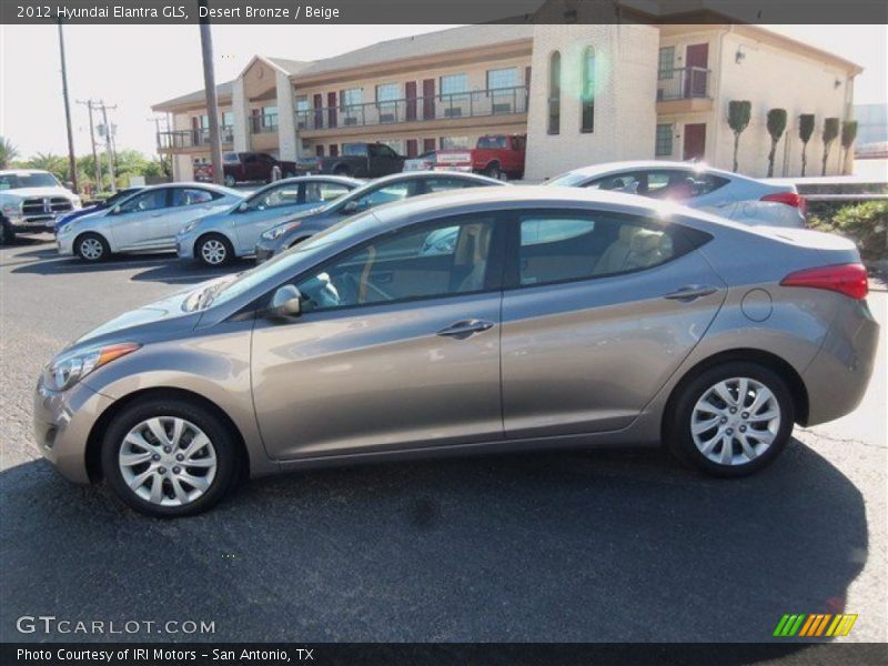 Desert Bronze / Beige 2012 Hyundai Elantra GLS