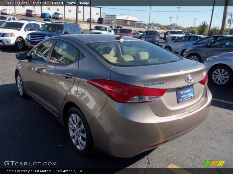 Desert Bronze / Beige 2012 Hyundai Elantra GLS