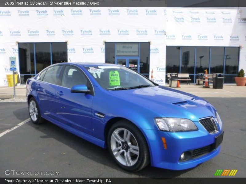 Stryker Blue Metallic / Onyx 2009 Pontiac G8 Sedan